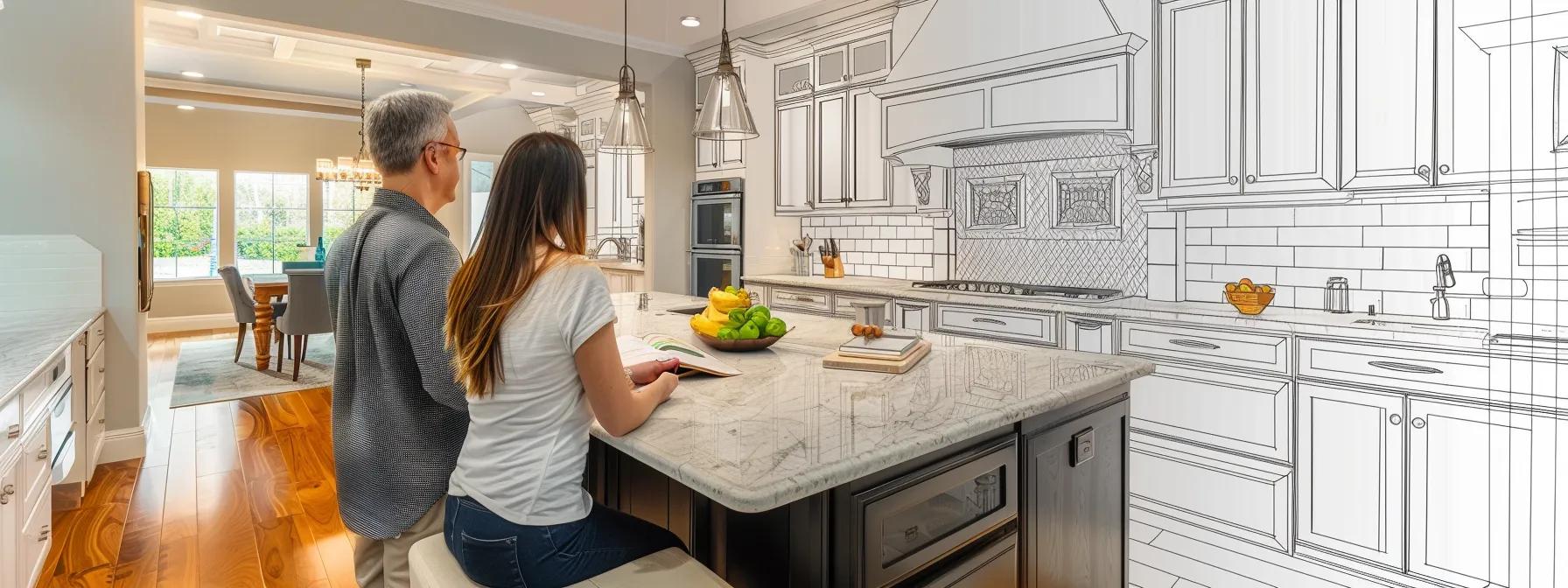 Kitchen remodel by Able and Ready Construction, LLC in Prescott, showcasing modern design features.