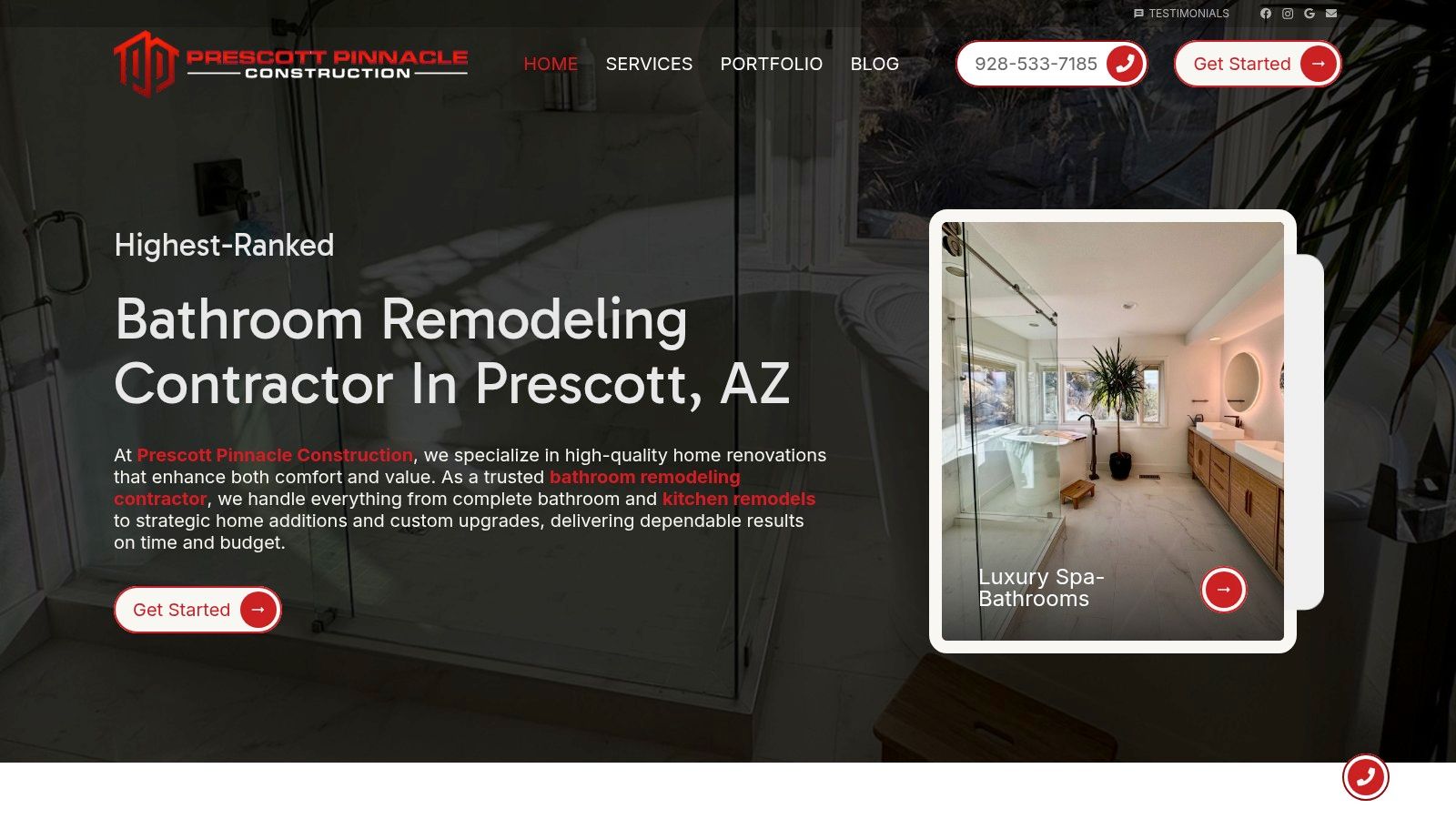 Prescott Pinnacle Construction