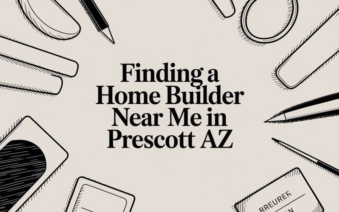 Your Guide to Finding a Home Builder Near Me in Prescott, AZ